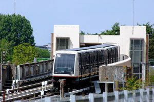 Lille : Rame de métro.