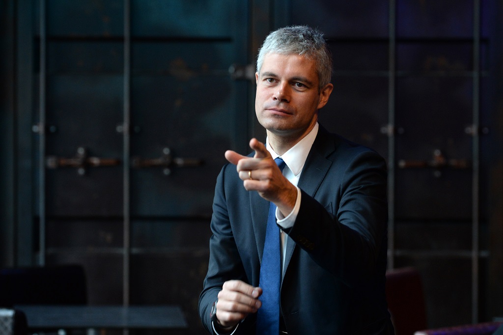 Conference de presse de Laurent Wauquiez