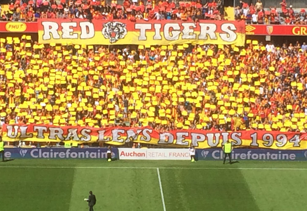 Les très chers supporters Ultras du RC Lens