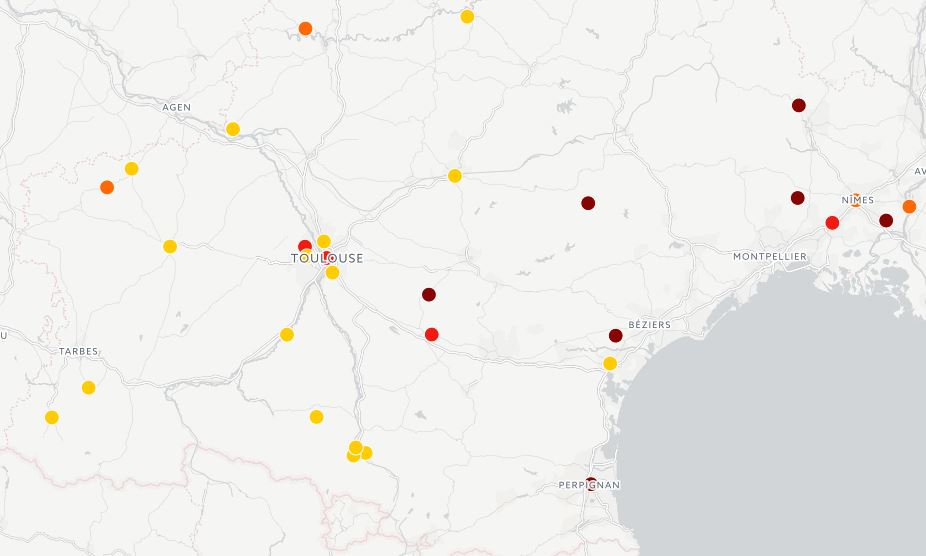 Pollution de l’air : la carte des entreprises épinglées en Occitanie