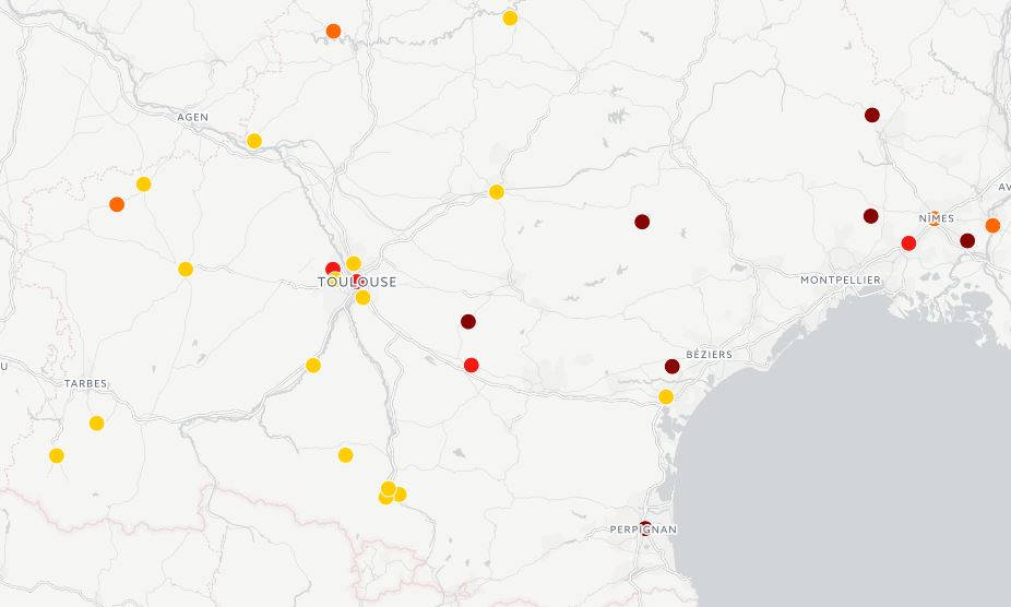 Pollution de l’air : la carte des entreprises épinglées en Occitanie