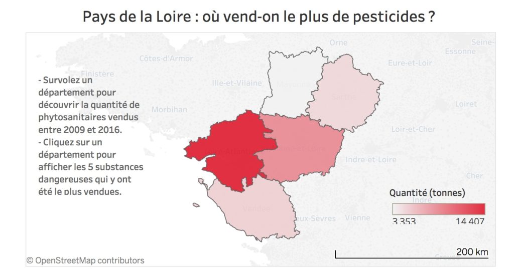 Pays de la Loire : les départements champions des pesticides dangereux