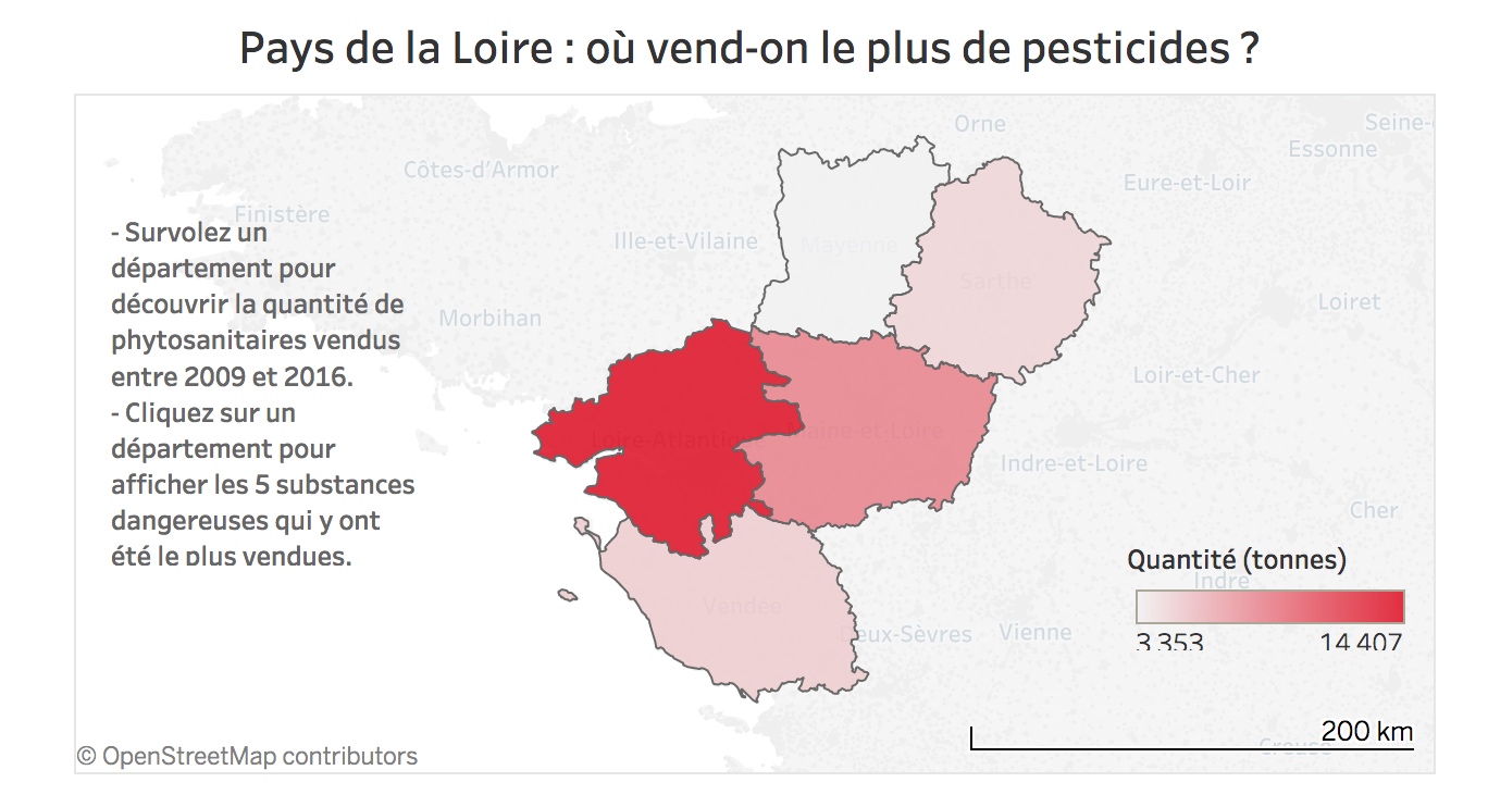 Pays de la Loire: les départements champions des pesticides dangereux