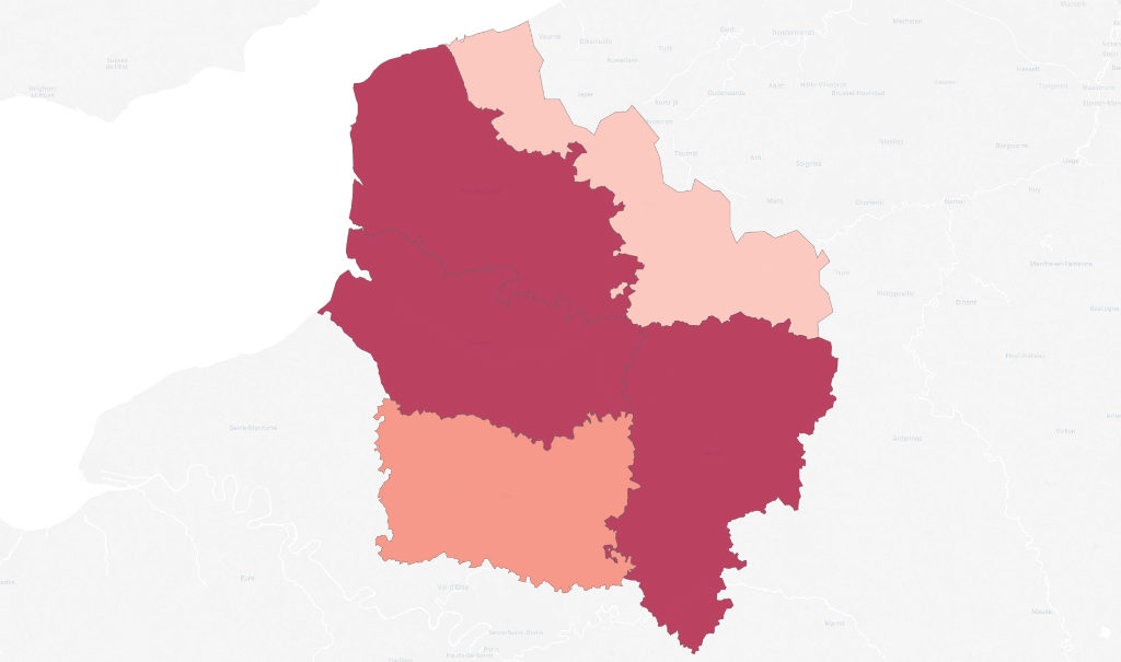 Où vend‐on le plus de pesticides dans les Hauts‐de‐France ?