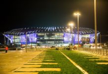Fra Inauguration of the new stadium of Olympic Lyonnais.