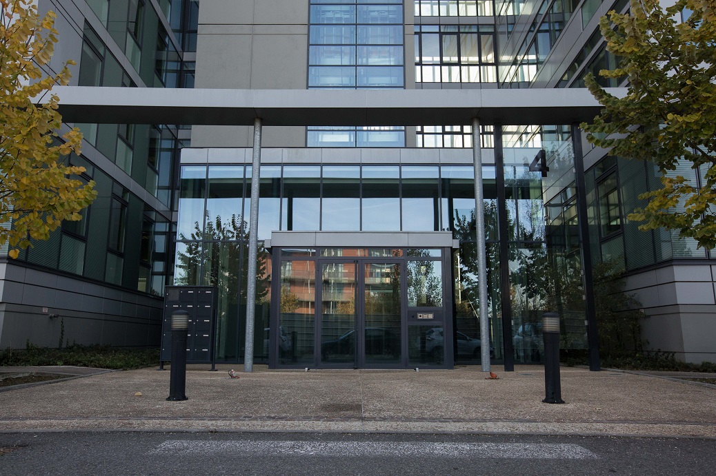 Dans le quartier d’affaires de Bordelongue, la Tour 4 de l’ensemble Portes Sud est vide depuis sa construction… en 2010. (Jean-Christophe Magnenet)