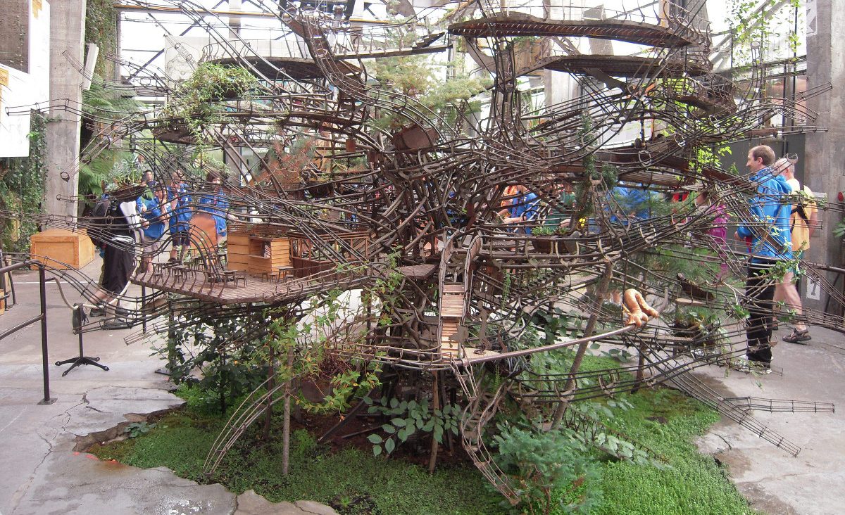 Grande maquette de l’arbre aux hérons