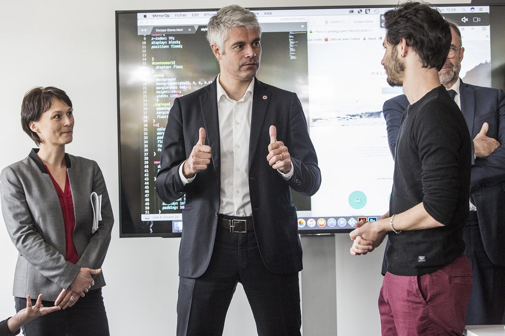 Laurent Wauquiez prend racine à l’EM Lyon