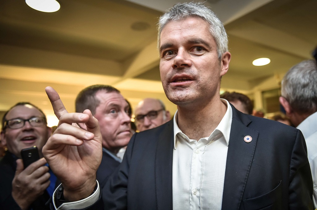 Laurent Wauquiez public meeting in Arcachon