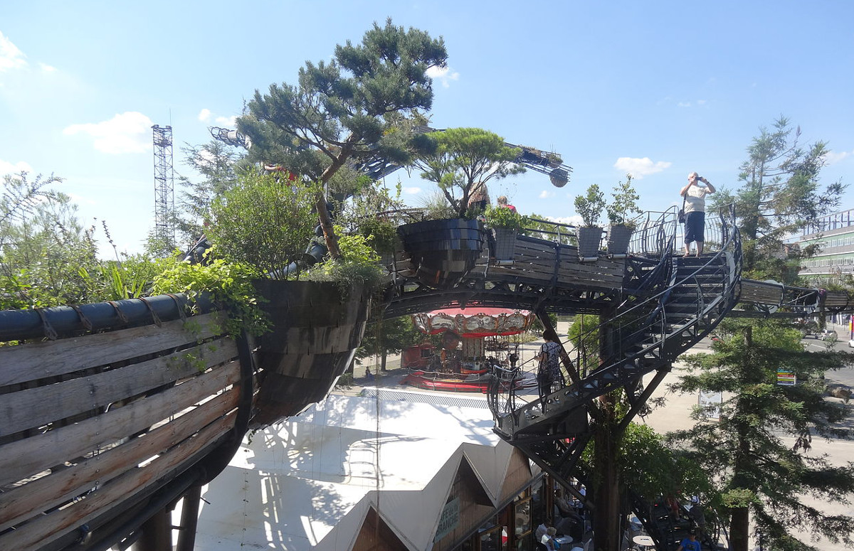 Prototype branche arbre aux hérons