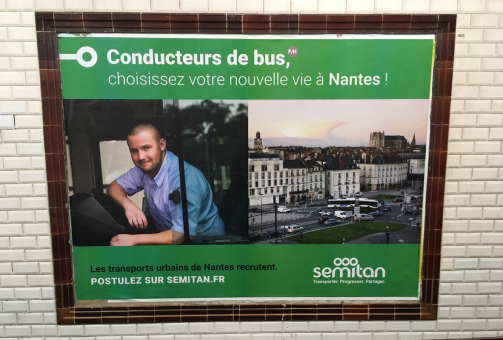 Quand les transports nantais recrutent dans le métro parisien