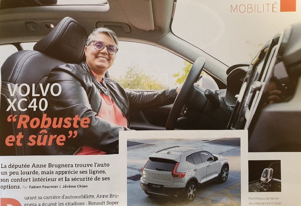 Quand la députée LREM Anne Brugnera roule pour Volvo