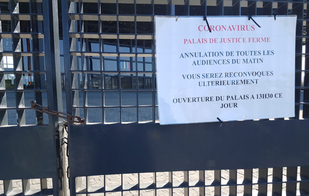 A Nantes, justice et justiciables victimes collatérales du coronavirus