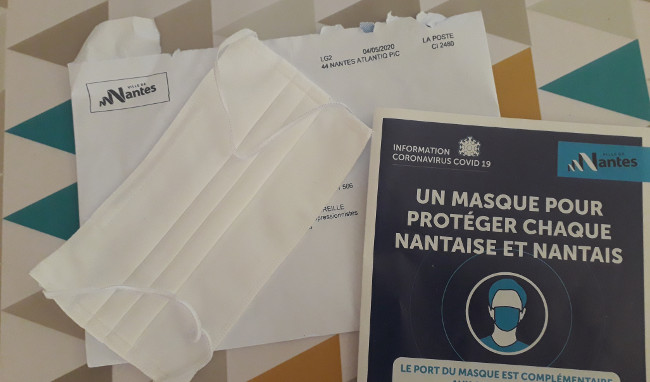 D’où viennent les masques distribués par la mairie de Nantes et combien ont-ils coûté ?