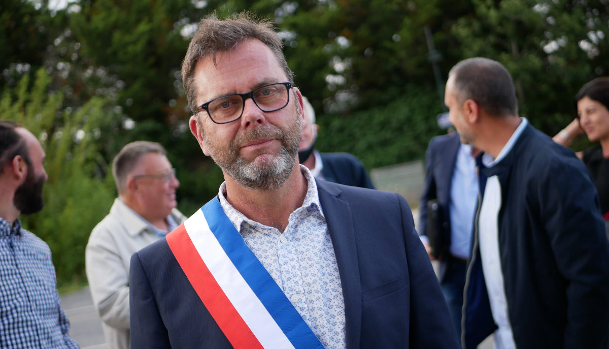 Le tout nouveau maire de Reze Herve Neau (Reze citoyenne) (c) Thibault Dumas