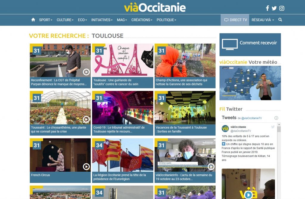 Inquiétantes difficultés de trésorerie pour la chaîne TV Vià Occitanie