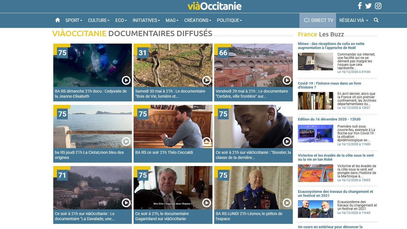 Les docus de Via Occitanie