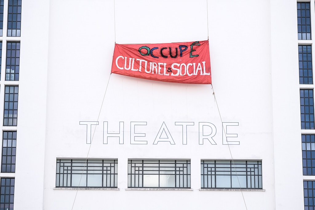 FRANCE – OCCUPATION OF THE THEATRE NATIONAL POPULAIRE IN VILLEURBANNE