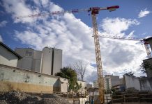 Chantier à Villeurbanne