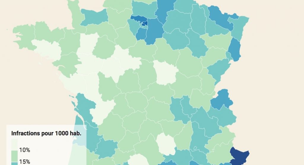 Plus d’infractions au confinement en Loire‐Atlantique que dans le reste des Pays de la Loire