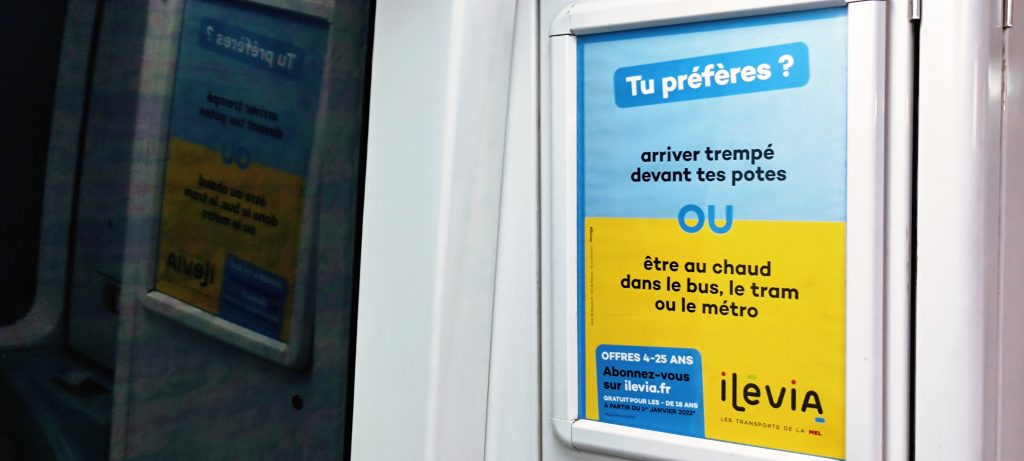 Rentrée scolaire : quand la campagne publicitaire d’Ilévia fait un plat