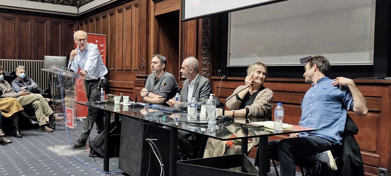 Photo de la table-ronde du mardi 9 novembre à l'ESJ Lille