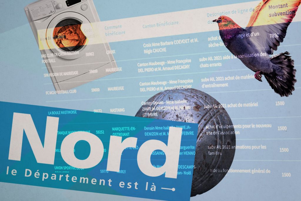 Animaux en pagaille, lave‐linge de luxe et pantalons : les drôles de subventions des élus du Nord en 2021