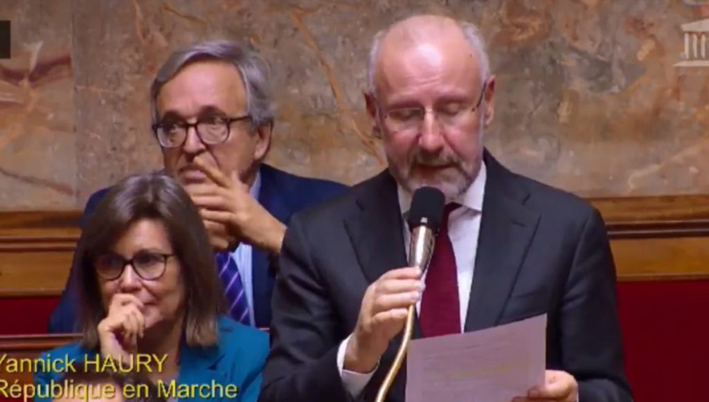 Le député LREM de Loire‐Atlantique, Yannick Haury, accusé d’agressions sexuelles