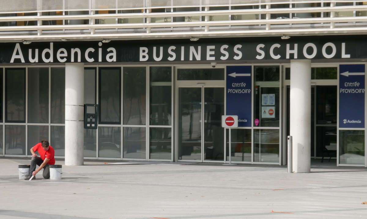 Le siège et campus principal d’Audencia qui jouxte l’Université de Nantes (c) Thibault Dumas