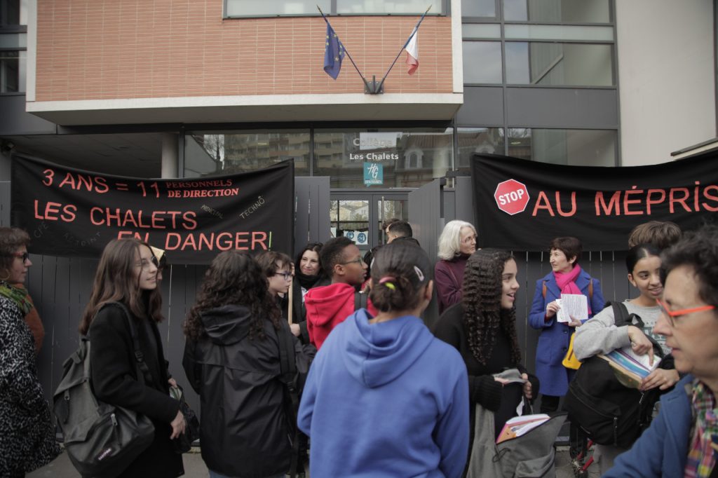 Le ras‐le‐bol des parents d’élèves du collège des Chalets