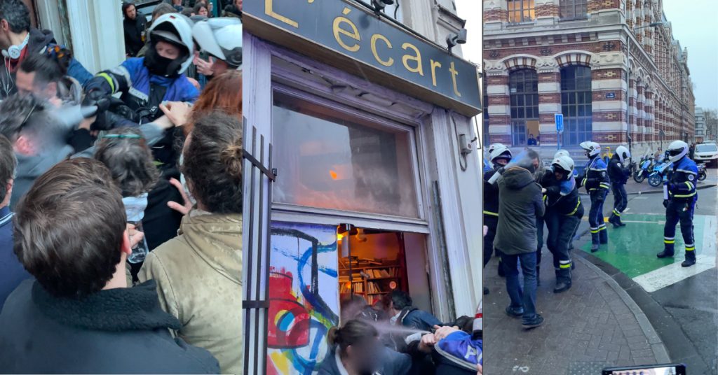 Violences policières : le récit du gazage devant le bar L’Écart à Lille le 23 mars