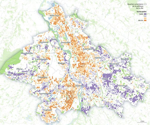 2023-09-carte-toulouse-metropole-vulnerabilite-climatique-une