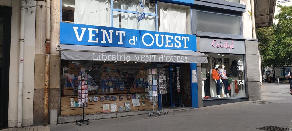 La librairie Vent d’Ouest à Nantes n’est plus