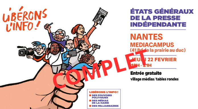 Flyer des États généraux de la presse indépendante. Montage : CG Mediacités