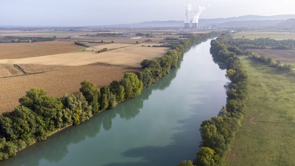 FRANCE – ISERE – DAM – PROJECT – RHONE – RIVER – WATER – ISSUE – DRONE
