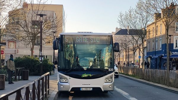 Le bus C5 Nantes. Photo Antony Torzec