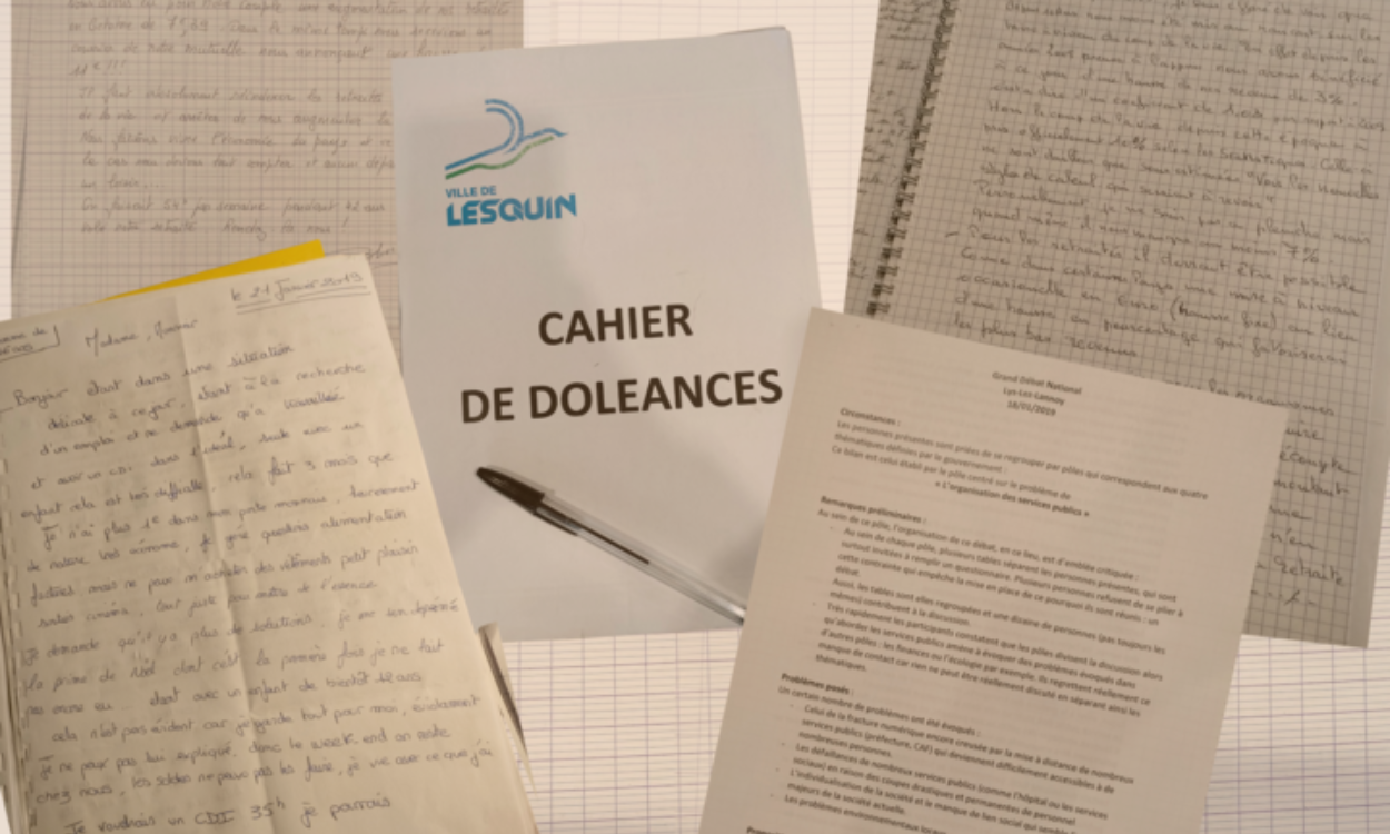 Métropole lilloise : Que contiennent les cahiers de doléances oubliés par Emmanuel Macron ?