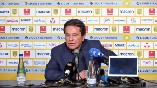 Waldemar Kita en conférence de presse en 2022. Photo Capture d’écran vidéo FC Nantes