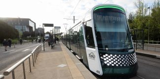 Le nouveau tram de Nantes mis en service le 16 avril 2024. Photo Ludovic Failler et Romain Boulanger Nantes Métropole