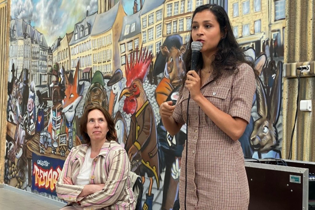 Législatives 2024 : dans le fief d’Adrien Quatennens, la dissidente Amy Bah reçoit le soutien de Martine Aubry et de Verts lillois
