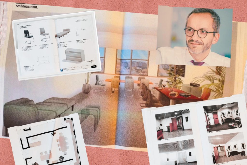Méridienne, fauteuils et lampes design : les envies de confort du président du conseil départemental de Haute‐Garonne
