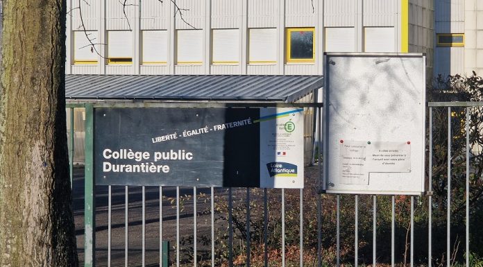 Entre les Dervallières et Bellevue, le collège de La Durantière à Nantes. Photo Rachel Bouchet