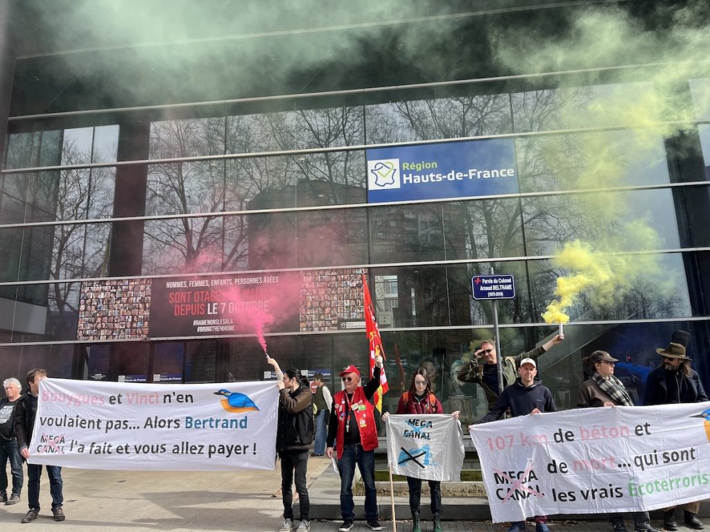 Canal Seine‐Nord Europe : l’opposition au projet électrise le conseil régional