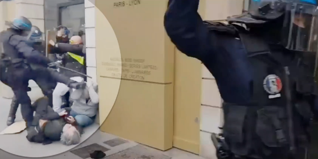 Violences policières : procès requis contre un policier lyonnais qui avait frappé un gilet jaune