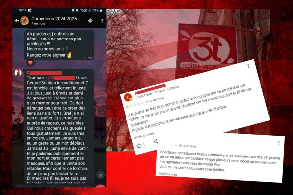 Chasse aux sorcières et mises à la porte au théâtre des 3T après notre enquête