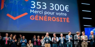 La troisième édition de la “Nuit du bien commun” de Nantes, en 2022, au Théâtre Graslin. Photo : Privat Millet