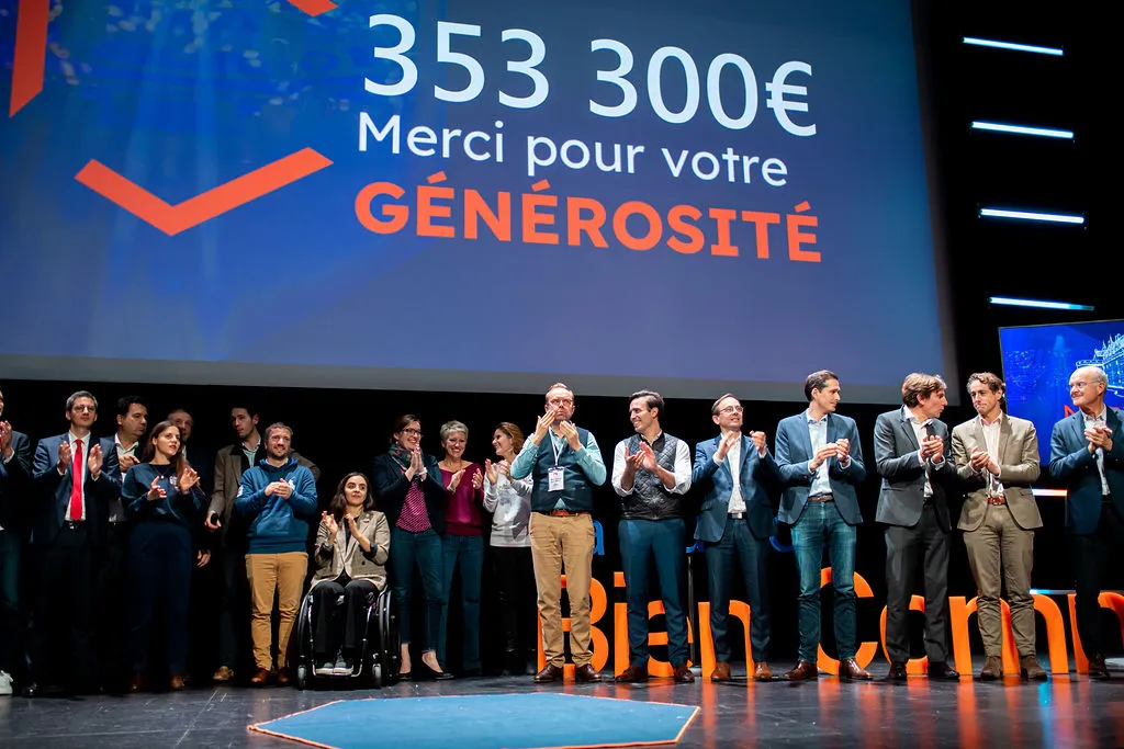La troisième édition de la “Nuit du bien commun” de Nantes, en 2022, au Théâtre Graslin. Photo : Privat Millet