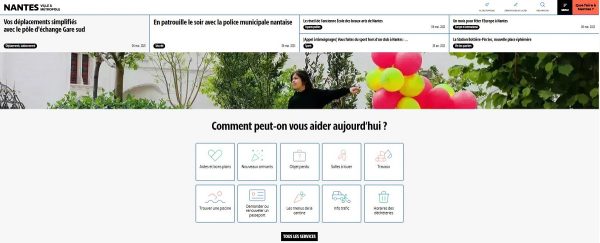 Nouveau site internet de la Ville et de la Métropole de Nantes