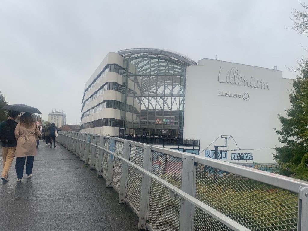 passerelle d’accès Lille Sud Lillénium