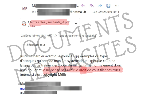 Echanges entre collaborateurs du maire lors de la campagne municipale à Toulouse. / Document Mediacités